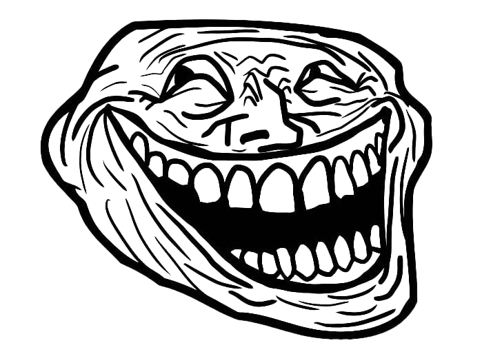 Meme Trollface Download HQ Transparent PNG Image