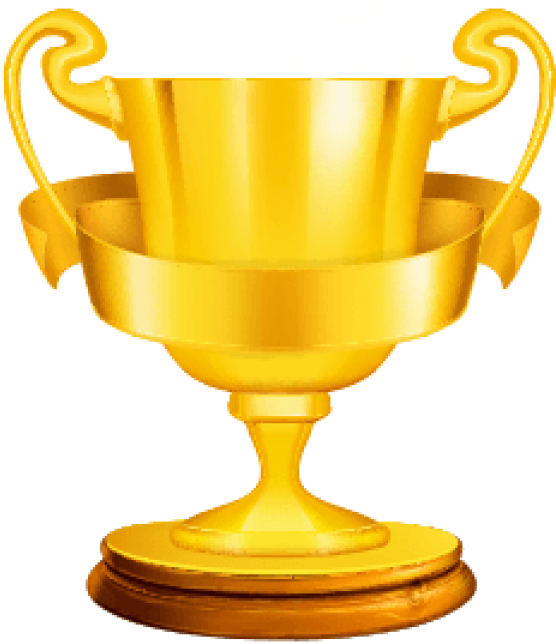 Golden Champion Cup Free Clipart HQ Transparent PNG Image