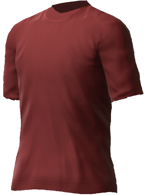 Maroon T-Shirt Transparent PNG Image