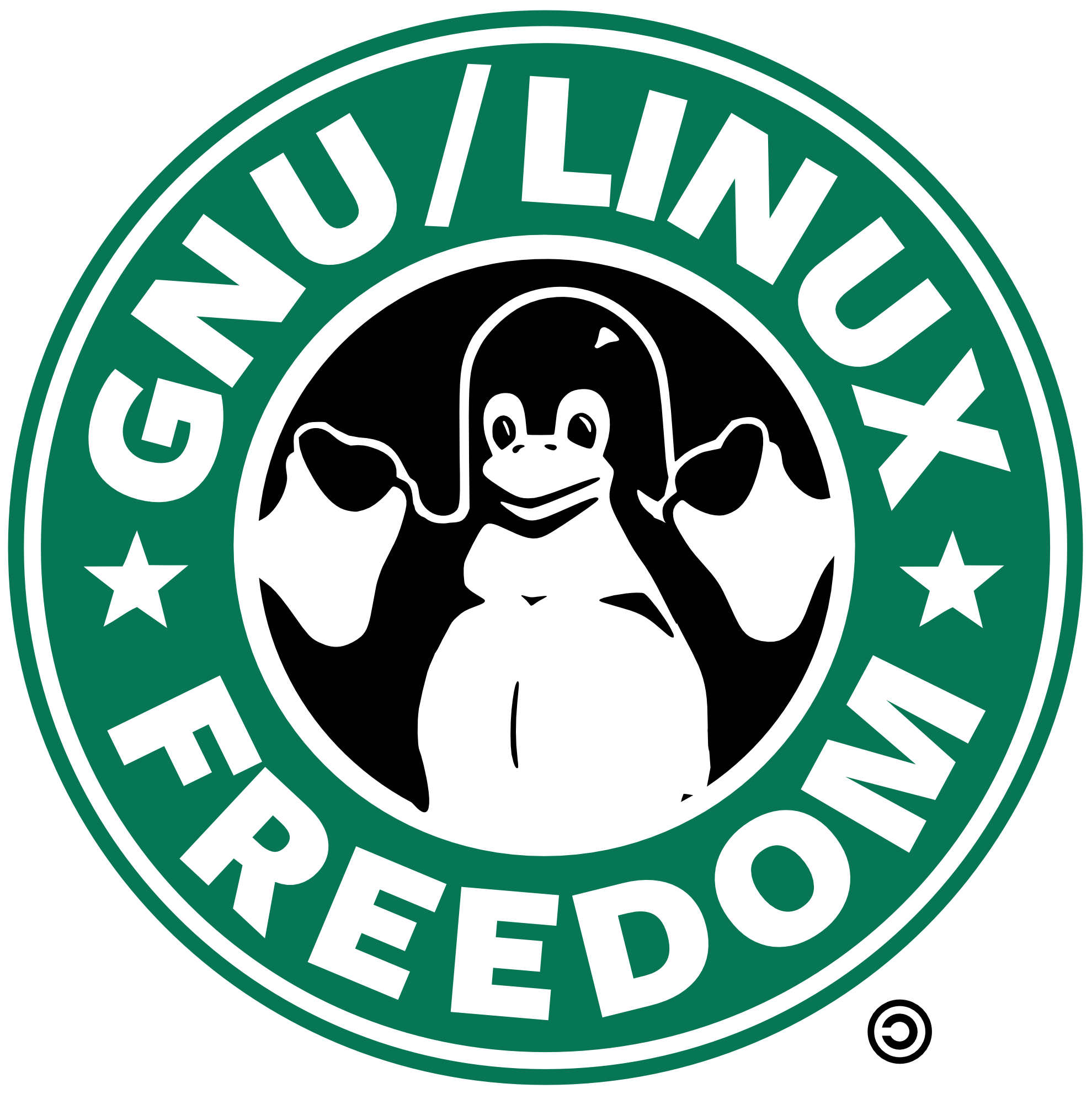 Tux Gnu Controversy T-Shirt Starbucks Linux Naming Transparent PNG Image