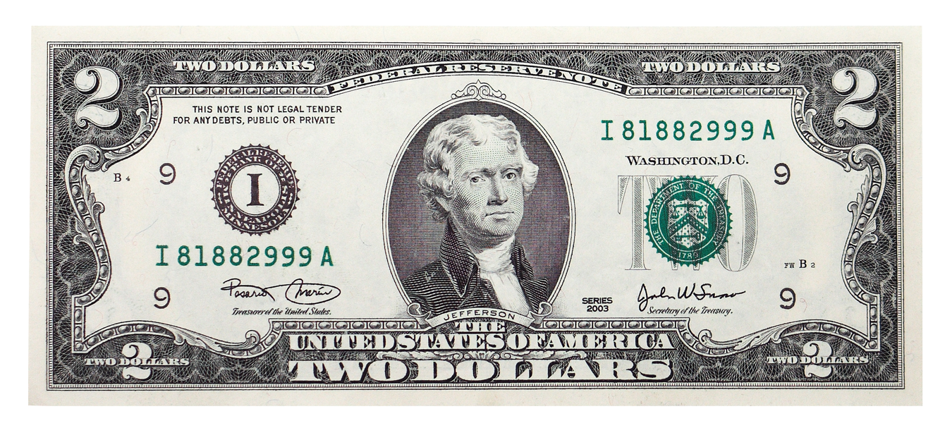 United Banknote Bill Dollar One-Dollar Two States Transparent PNG Image