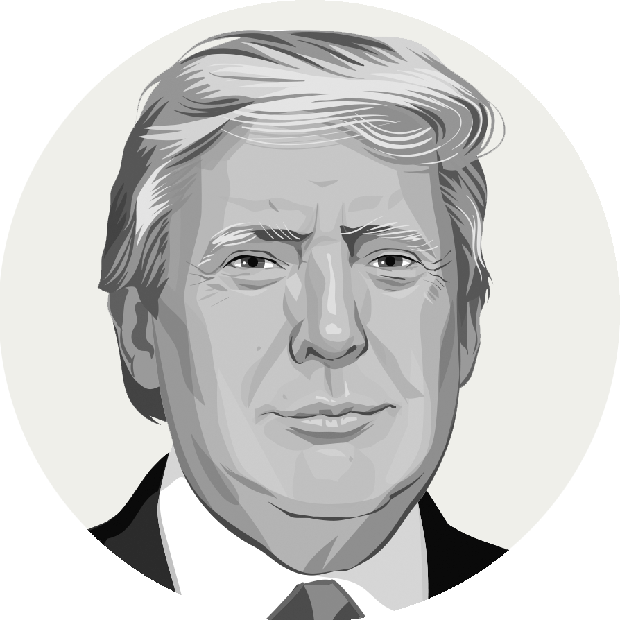 Again Great United Trump Make Head States Transparent PNG Image