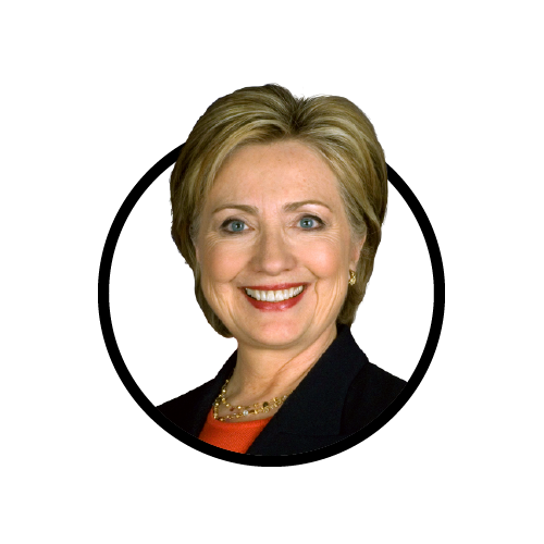 United Clinton Neck Celebrity States Hillary Facial Transparent PNG Image