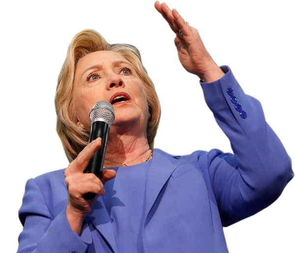 Microphone United Clinton Speaking Us States Hillary Transparent PNG Image