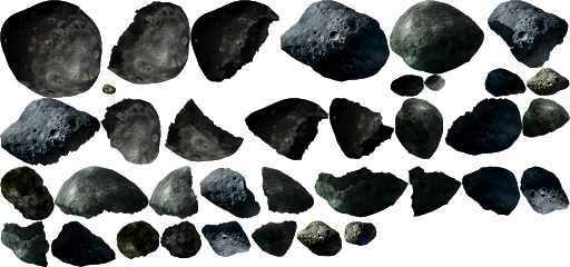 Broken Asteroid Free Photo Transparent PNG Image