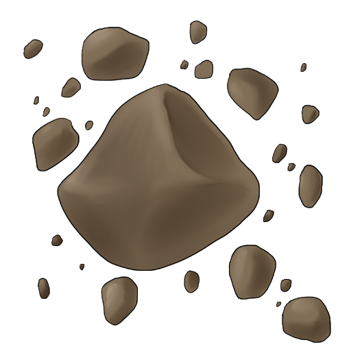 Broken Asteroid Download Free Image Transparent PNG Image