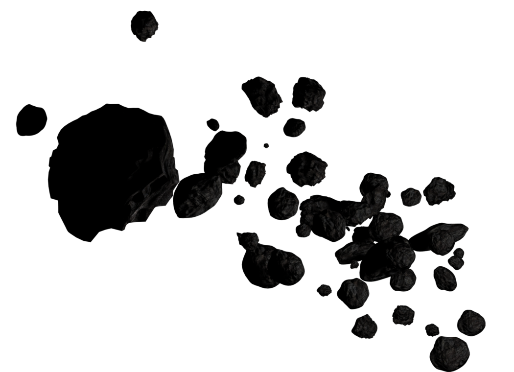 Broken Asteroid Free HD Image Transparent PNG Image