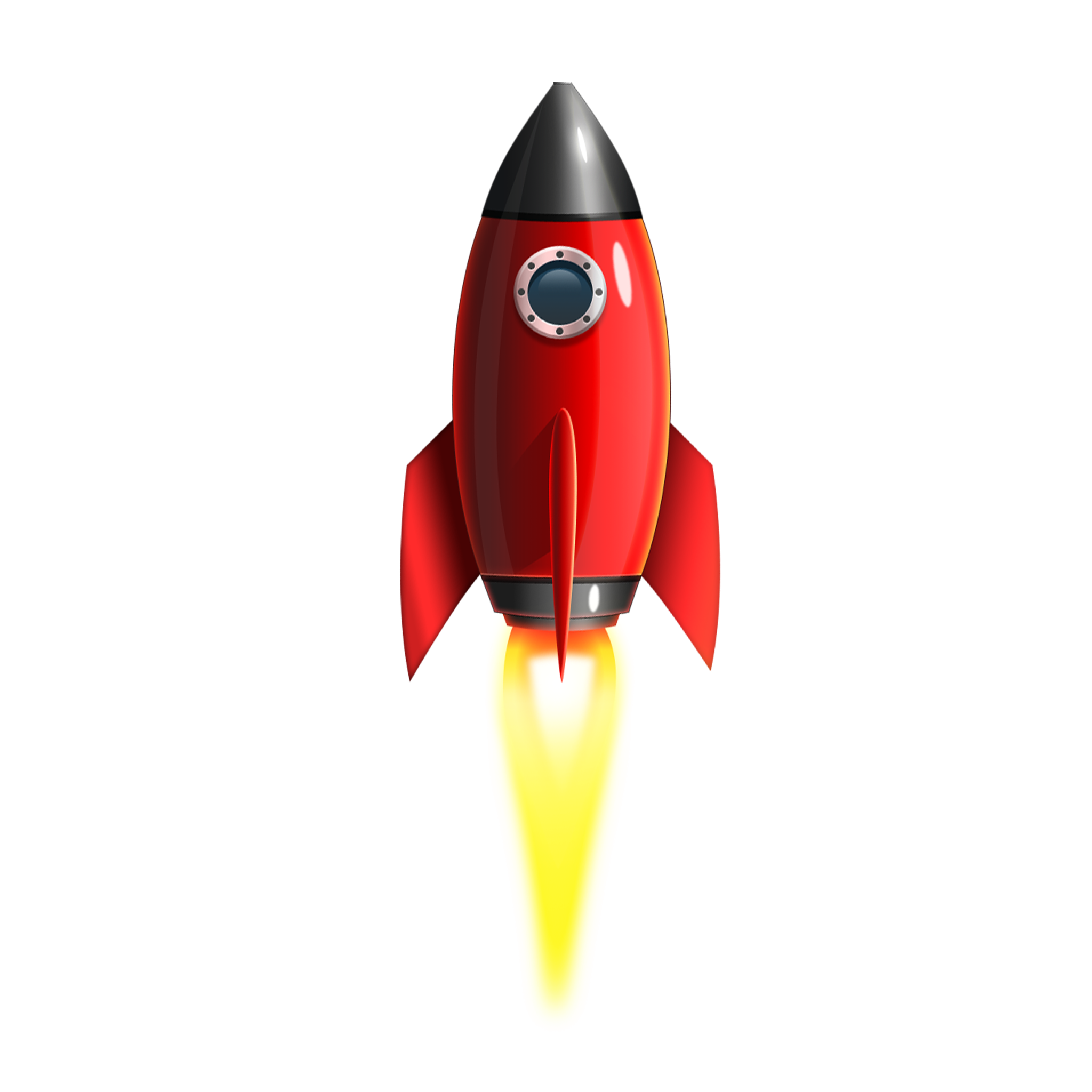 Realistic Vector Rocket Free HD Image Transparent PNG Image