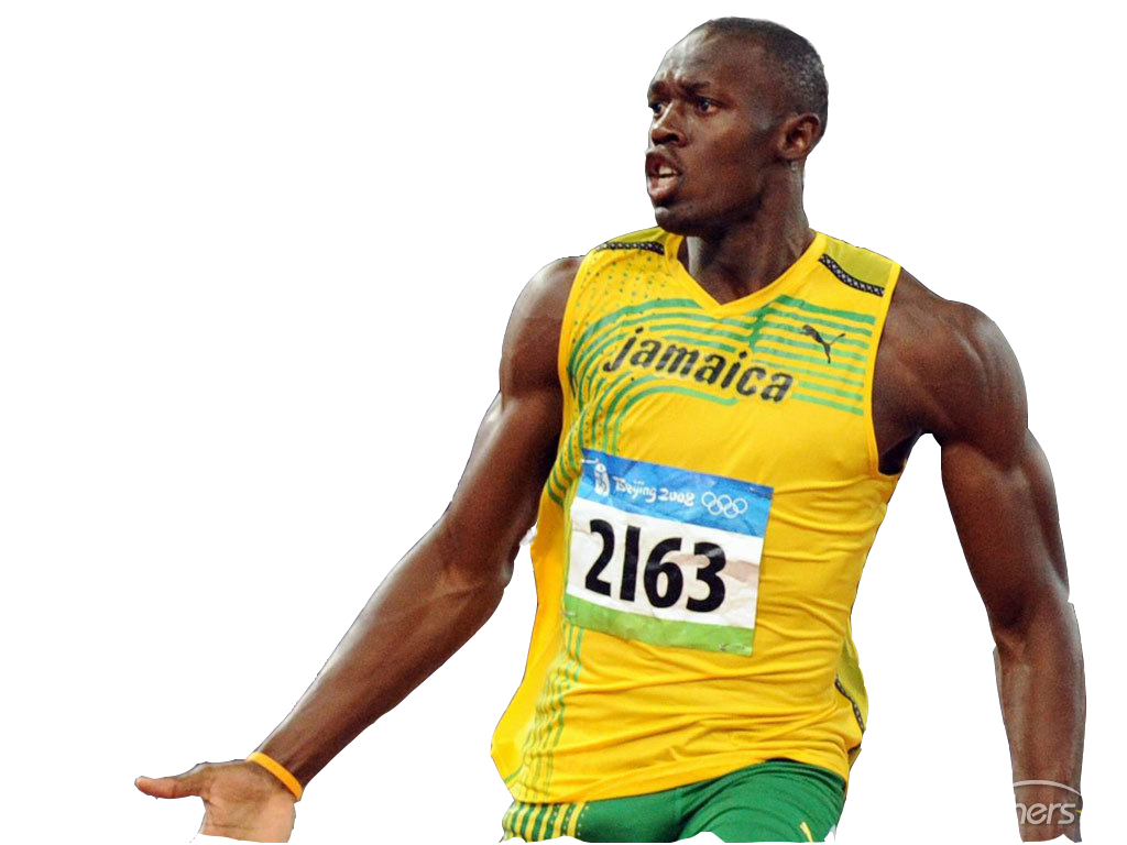 Usain Bolt Clipart Transparent PNG Image