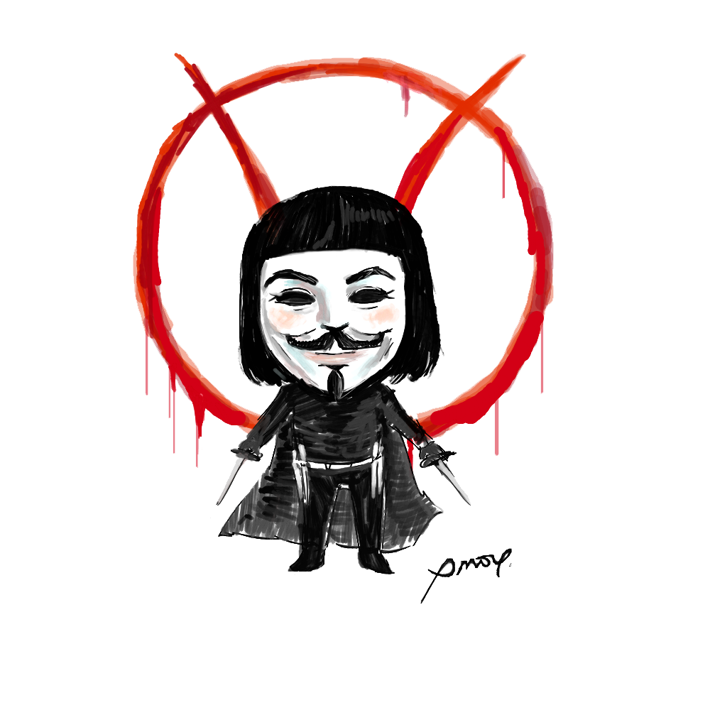 V For Vendetta Transparent Transparent PNG Image