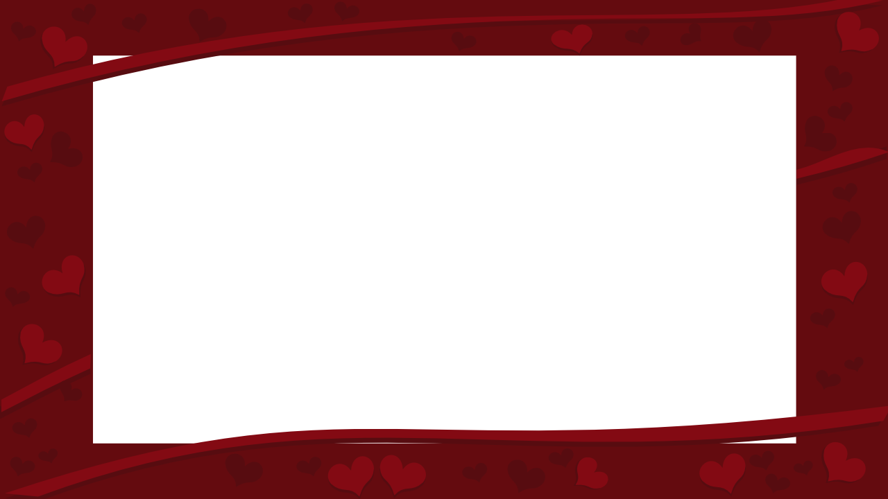 Valentines Border Day Landscape HD Image Free Transparent PNG Image