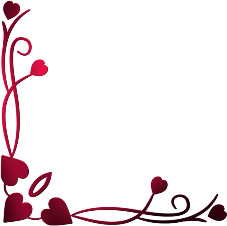 Love Valentines Border Day Free HD Image Transparent PNG Image