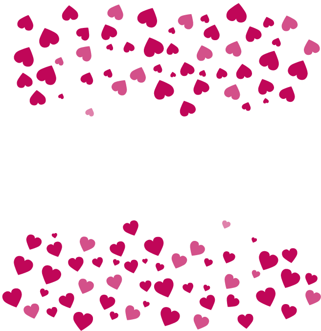 Pink Valentines Border Day Free Download PNG HQ Transparent PNG Image