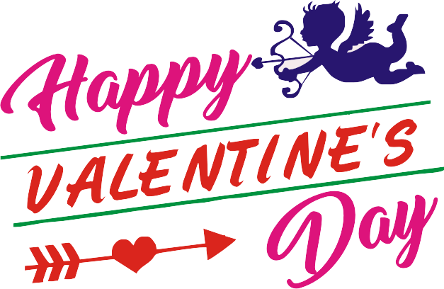 Text Valentines Banner Day Free PNG HQ Transparent PNG Image