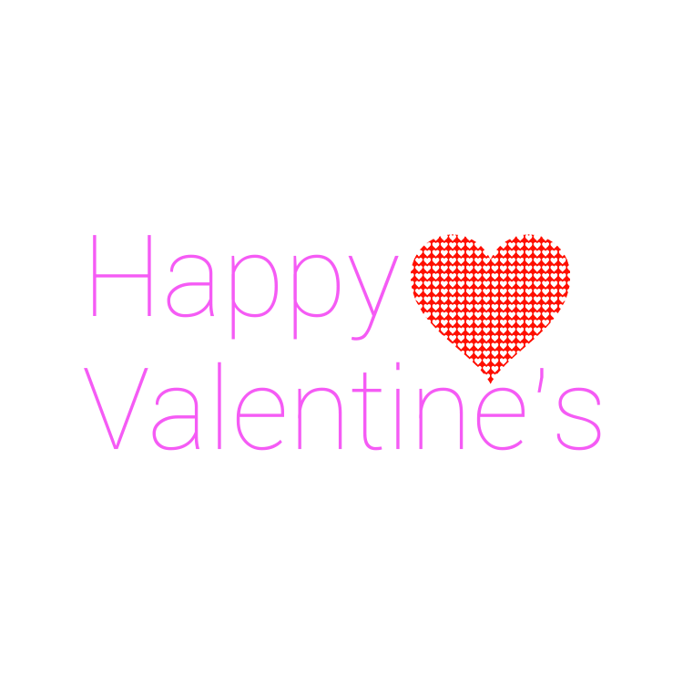 Heart Valentines Day Text Free HQ Image Transparent PNG Image