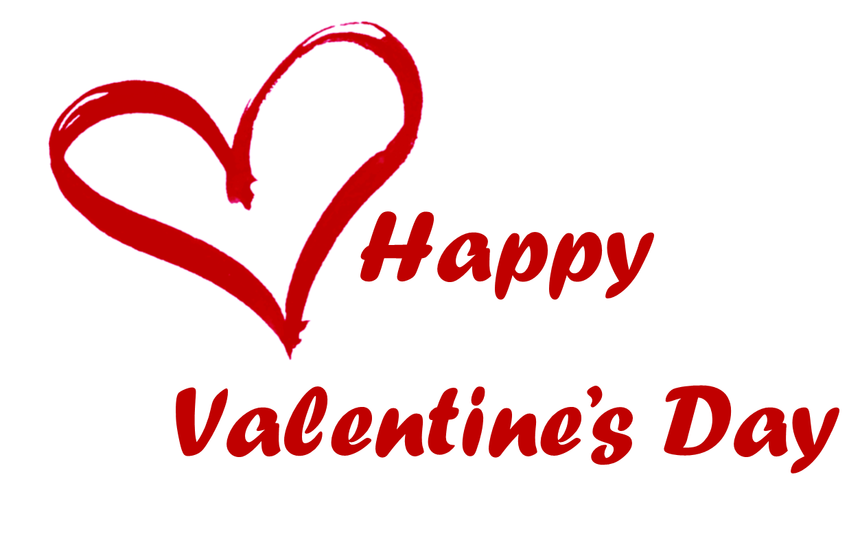 Heart Valentines Day Photos Text Transparent PNG Image