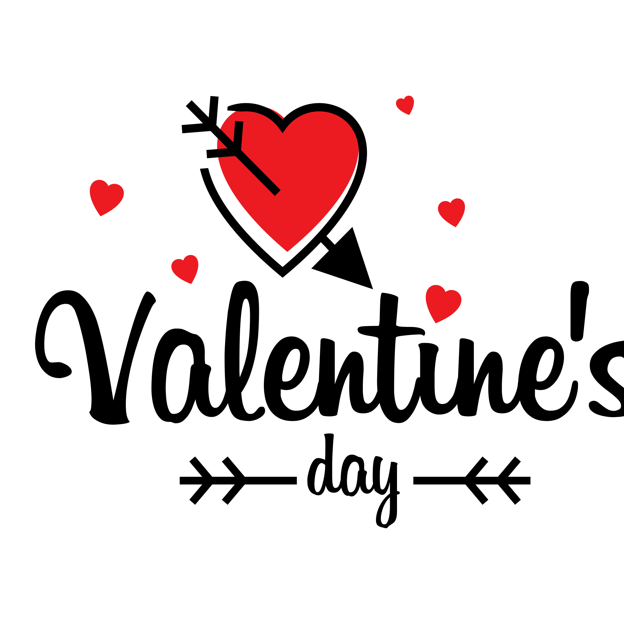 Heart Valentines Day Text PNG Download Free Transparent PNG Image