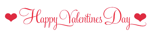 Text Valentines Day Red Free Download Image Transparent PNG Image