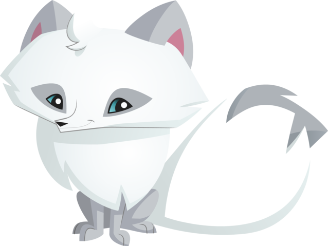 White Vector Fox Arctic Free HQ Image Transparent PNG Image