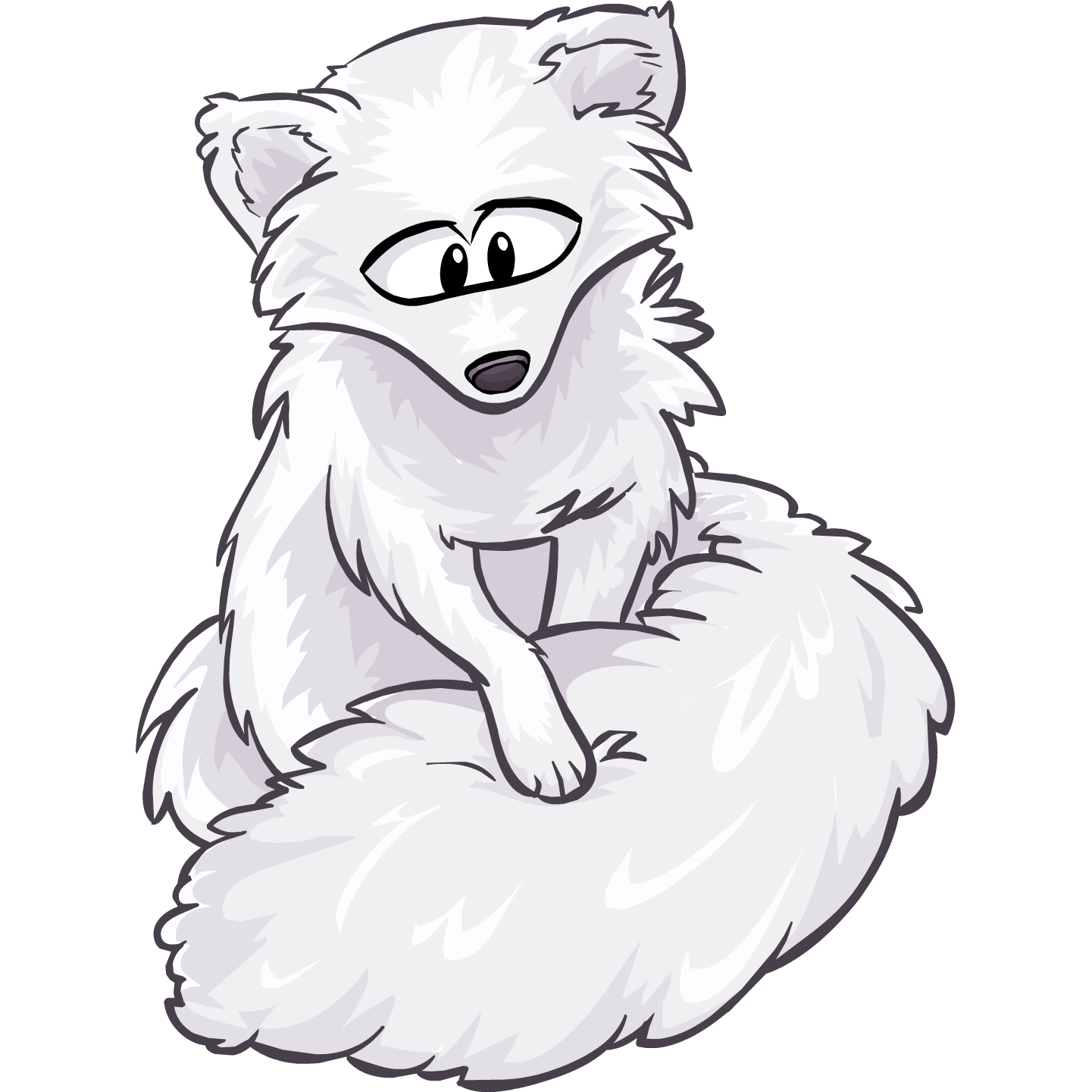 Photos White Vector Fox Arctic Transparent PNG Image