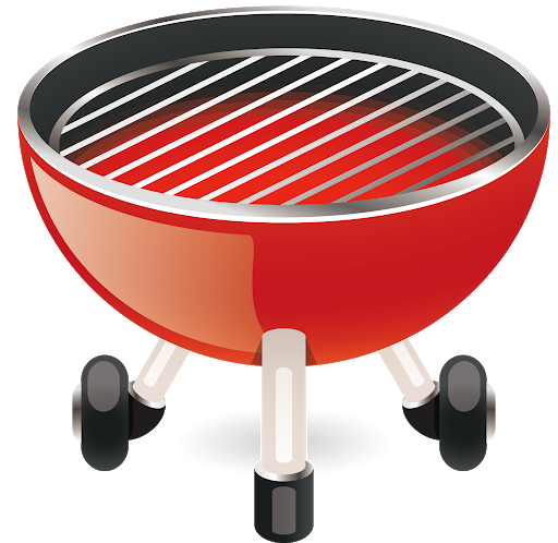 Barbecue Vector Red Free HD Image Transparent PNG Image