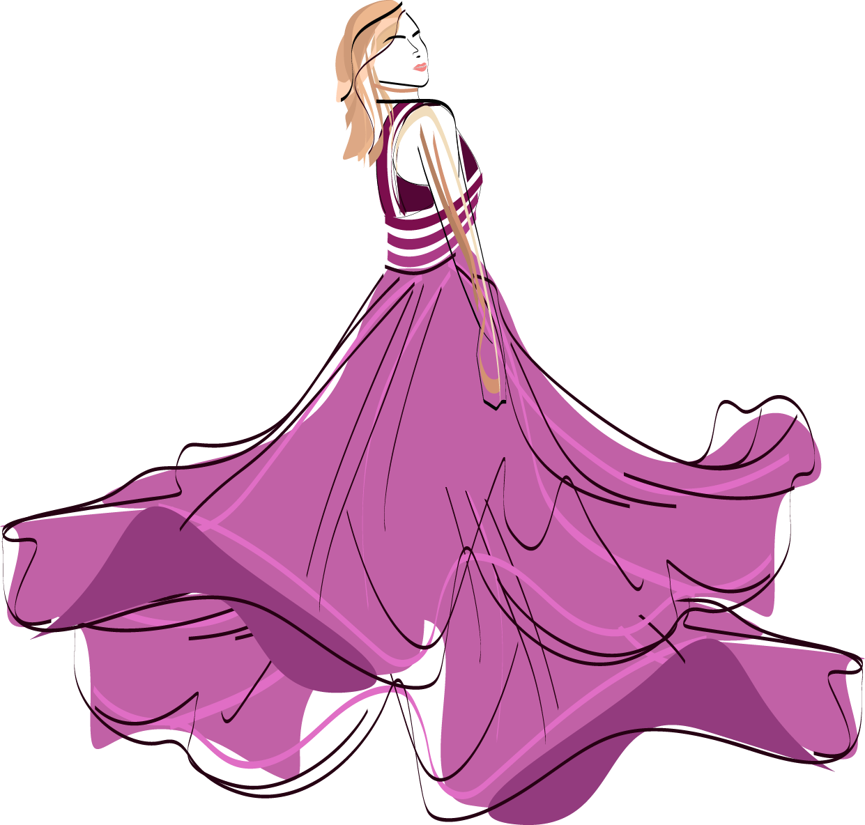 Photos Woman Vector Fashion Free Transparent Image HQ Transparent PNG Image