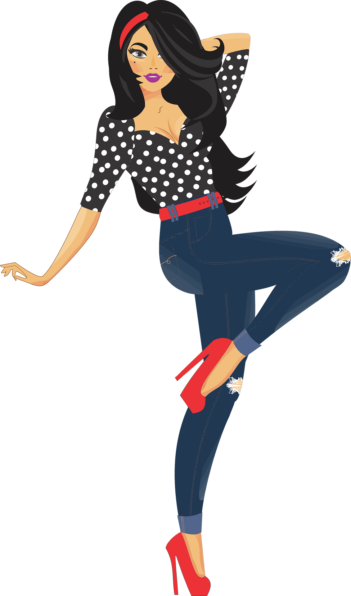 Woman Vector Fashion Free Transparent Image HQ Transparent PNG Image