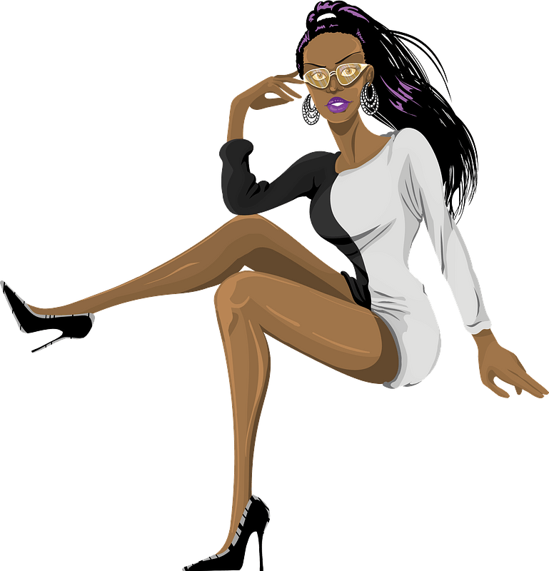 Woman Vector Fashion Free Clipart HD Transparent PNG Image