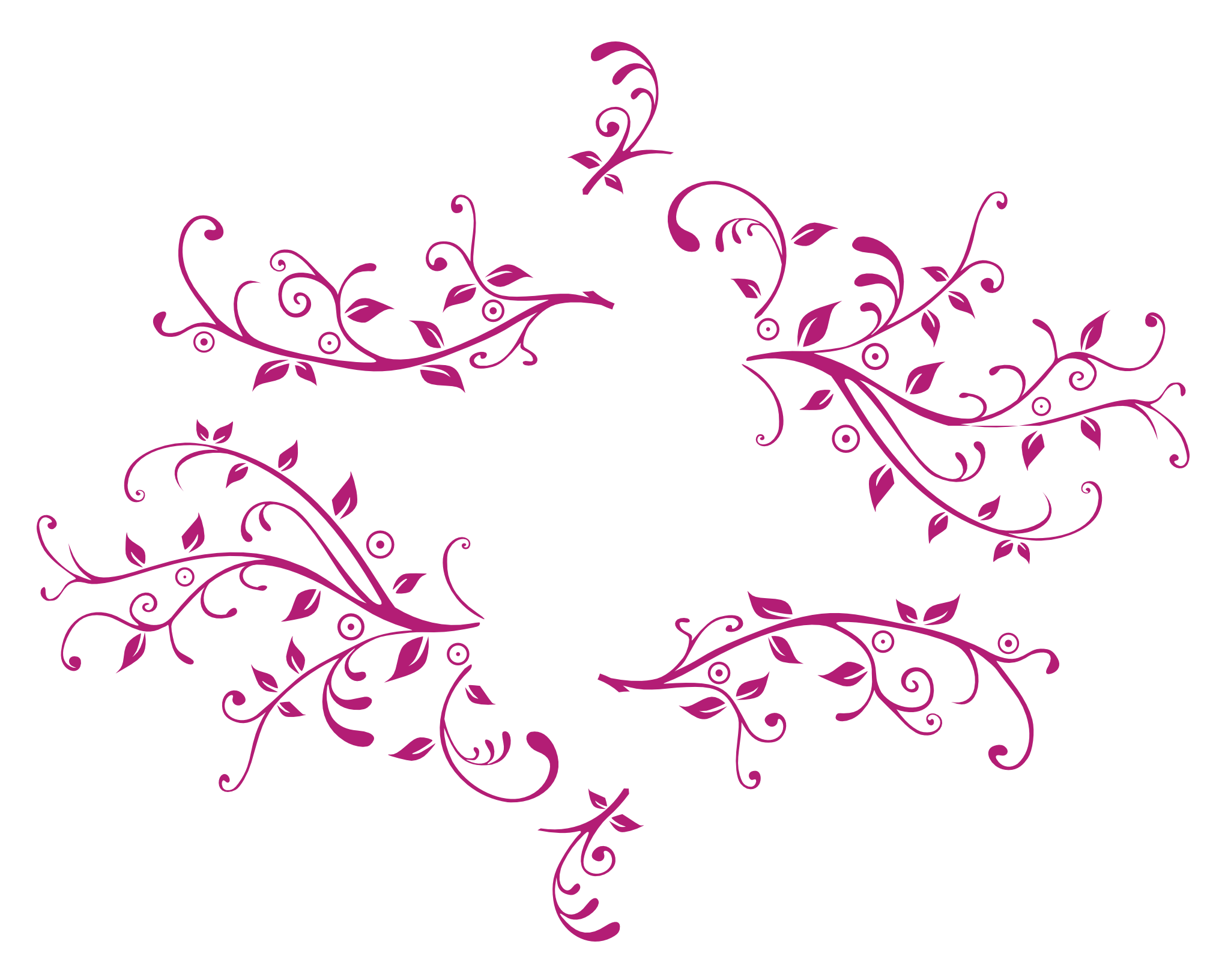 Floral Swirl Vector HD Image Free Transparent PNG Image