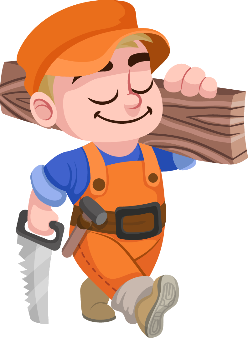 Vector Carpenter Free HD Image Transparent PNG Image