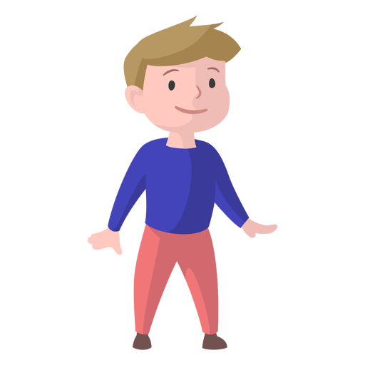 Standing Boy Vector Hipster Free HQ Image Transparent PNG Image