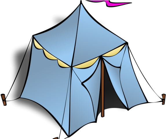 Vector Tent Camp Free Clipart HQ Transparent PNG Image