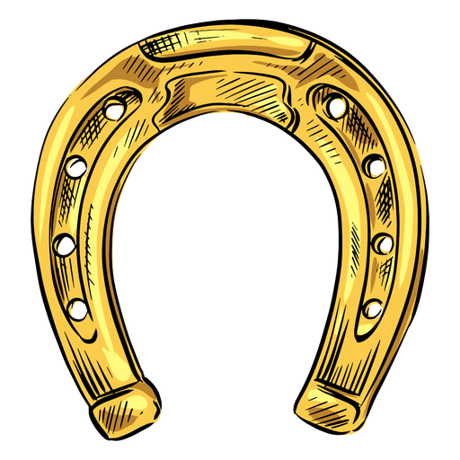 Vector Gold Horseshoe Download HD Transparent PNG Image