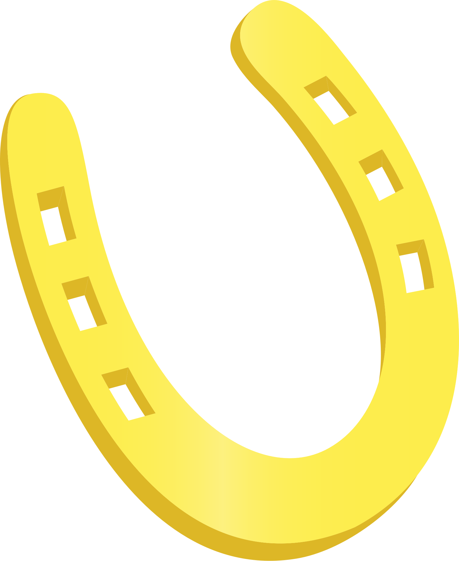 Vector Gold Horseshoe Free Transparent Image HD Transparent PNG Image