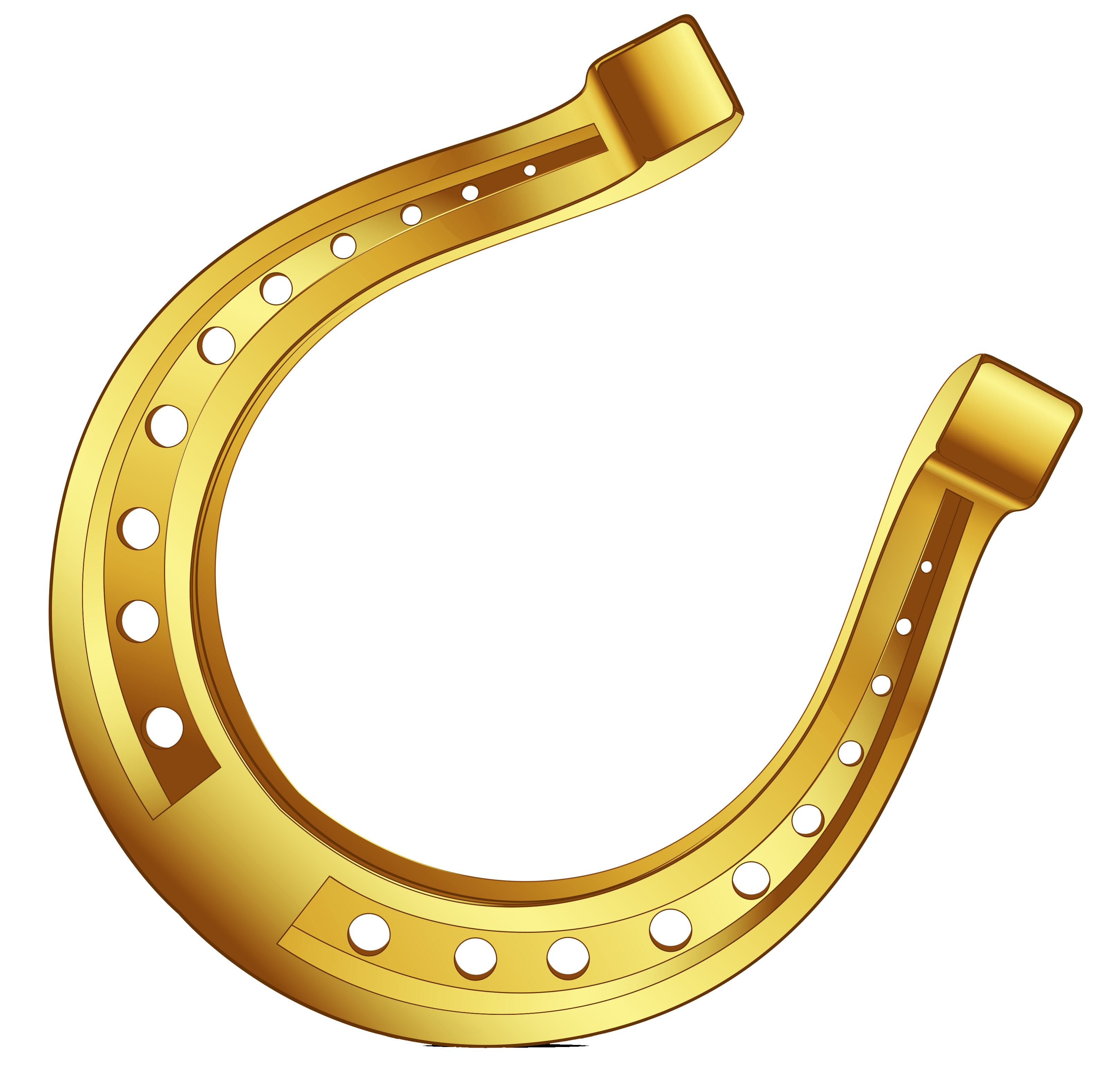 Vector Gold Horseshoe PNG Download Free Transparent PNG Image