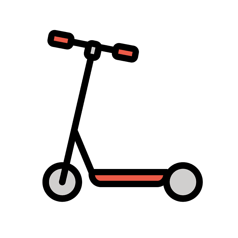 Scooter Vector Kick Free Photo Transparent PNG Image