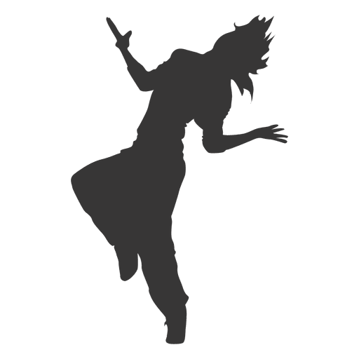 Photos Girl Vector Silhouette Dancing Transparent PNG Image