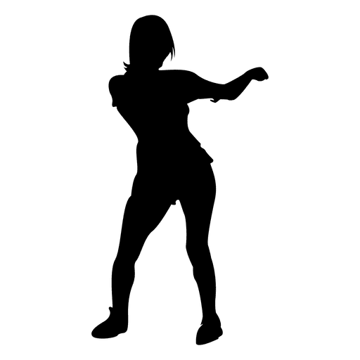 Girl Vector Silhouette Dancing Free Photo Transparent PNG Image