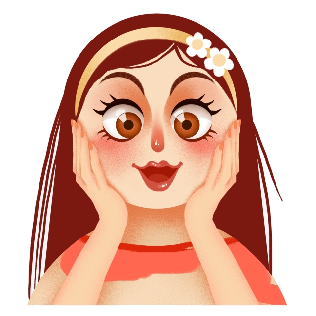 Woman Vector Surprised HD Image Free Transparent PNG Image