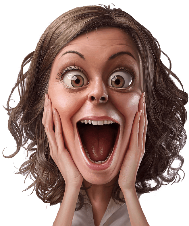 Woman Vector Surprised Free Transparent Image HQ Transparent PNG Image