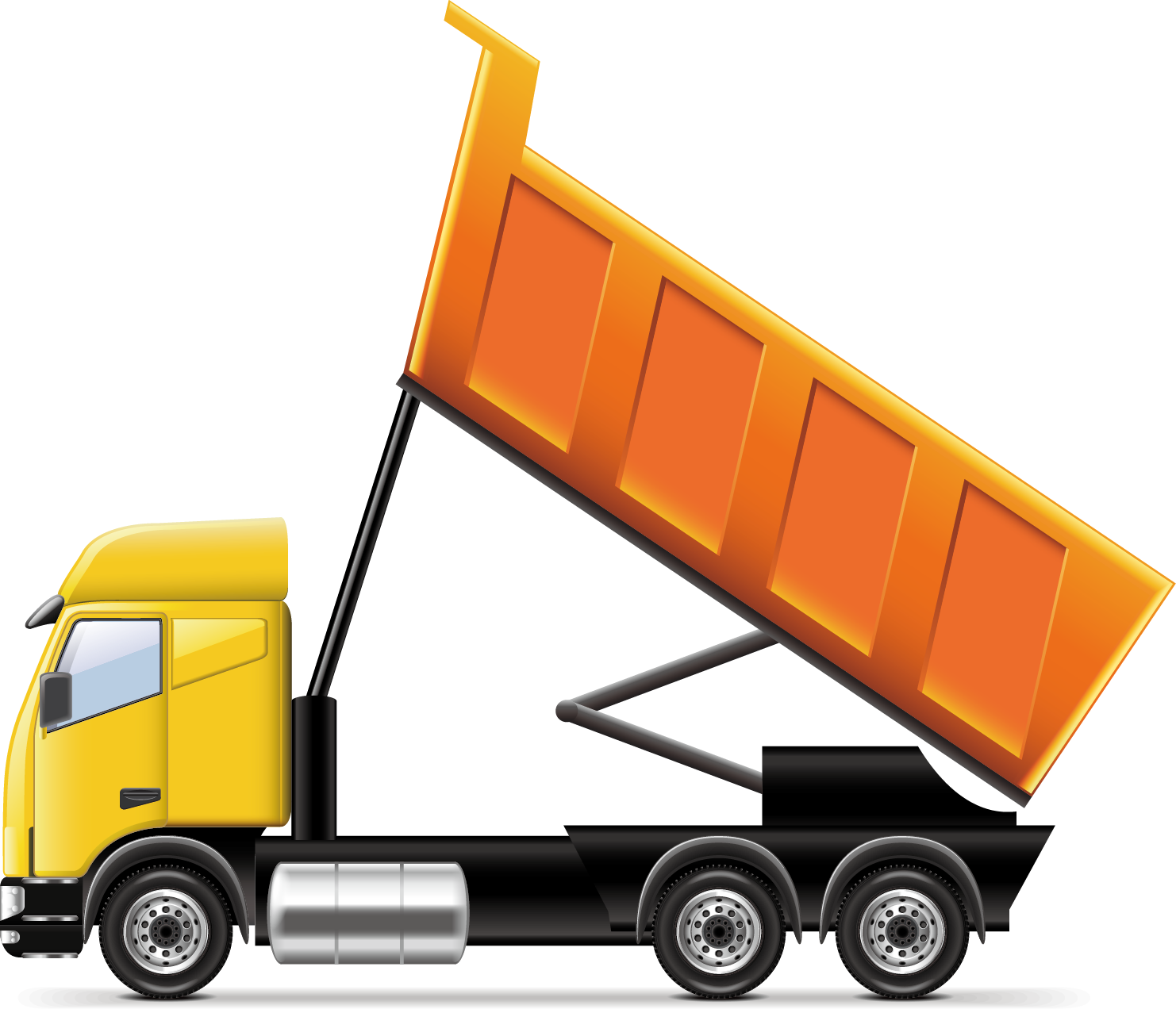 Cargo Truck Dump Free Clipart HD Transparent PNG Image