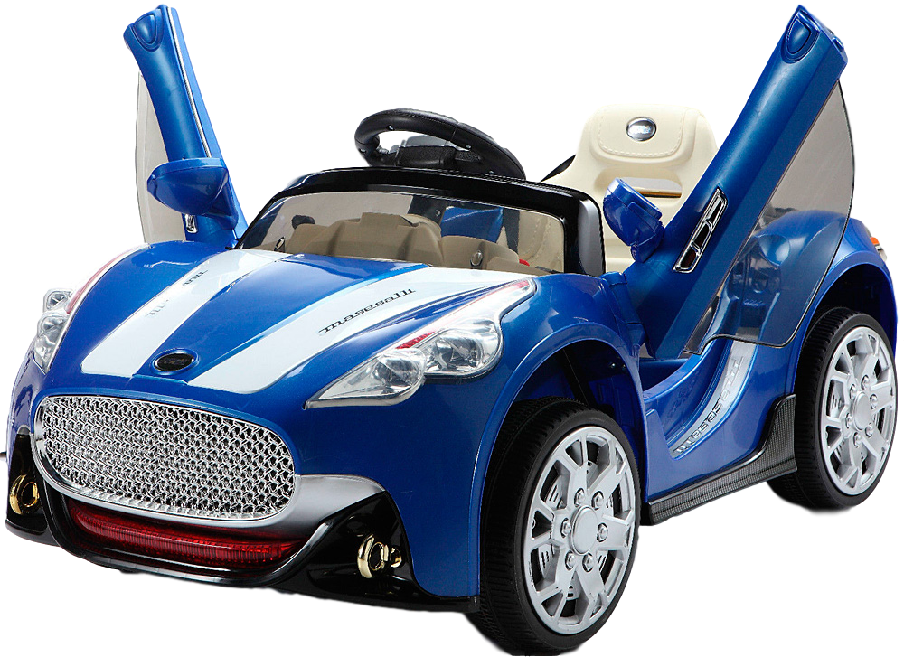 Blue Electric Car Sports Exterior Automotive Transparent PNG Image