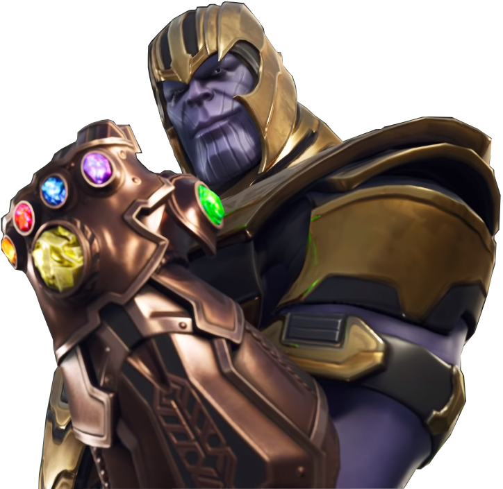 Character Fictional Royale Figurine Fortnite Battle Thanos Transparent PNG Image