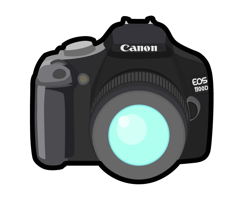 Canon Camera Cartoon Transparent PNG Image