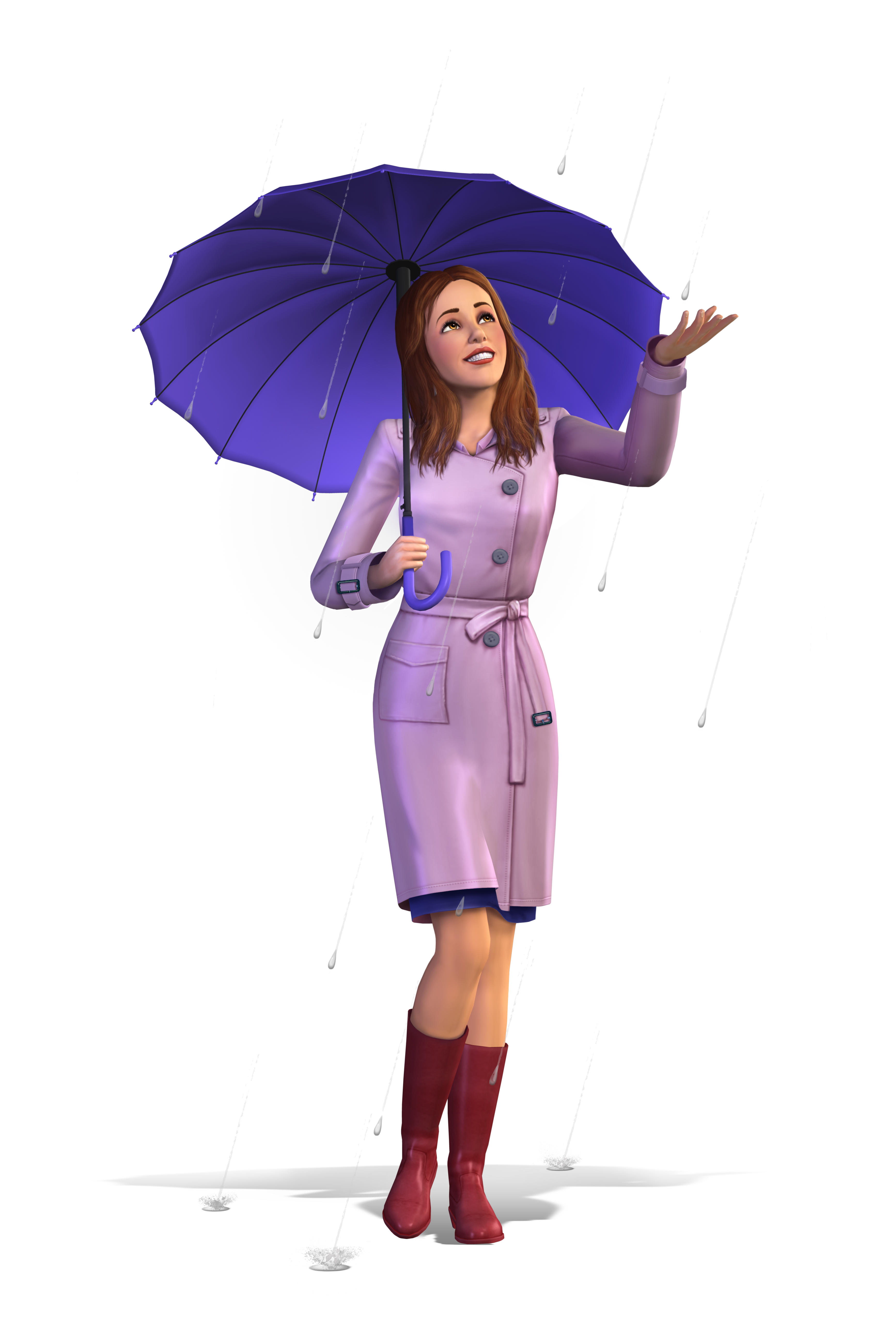 Sims Blue Electric Standing Pets Seasons Transparent PNG Image