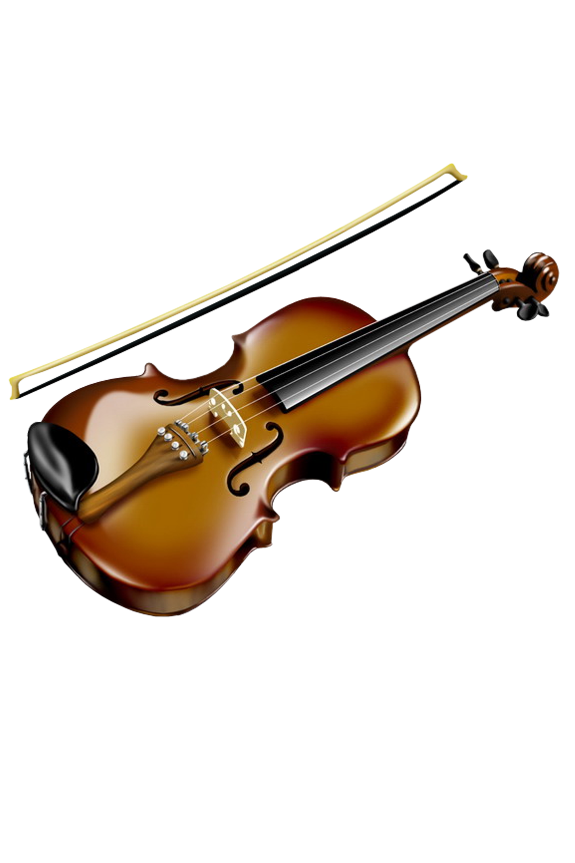 Violin Clipart Transparent PNG Image