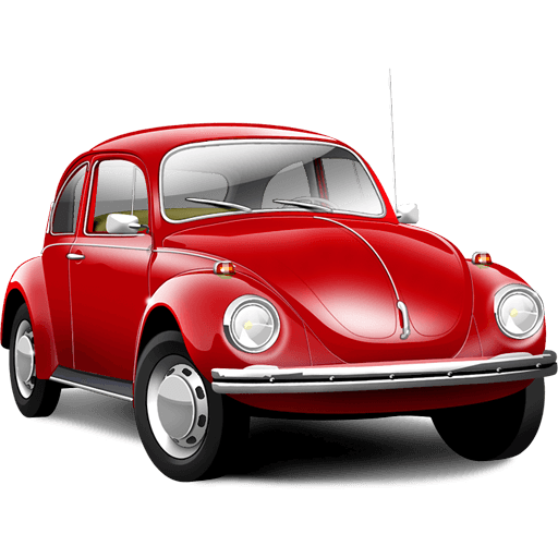 Red Old Volkswagen Beetle Png Car Image Transparent PNG Image