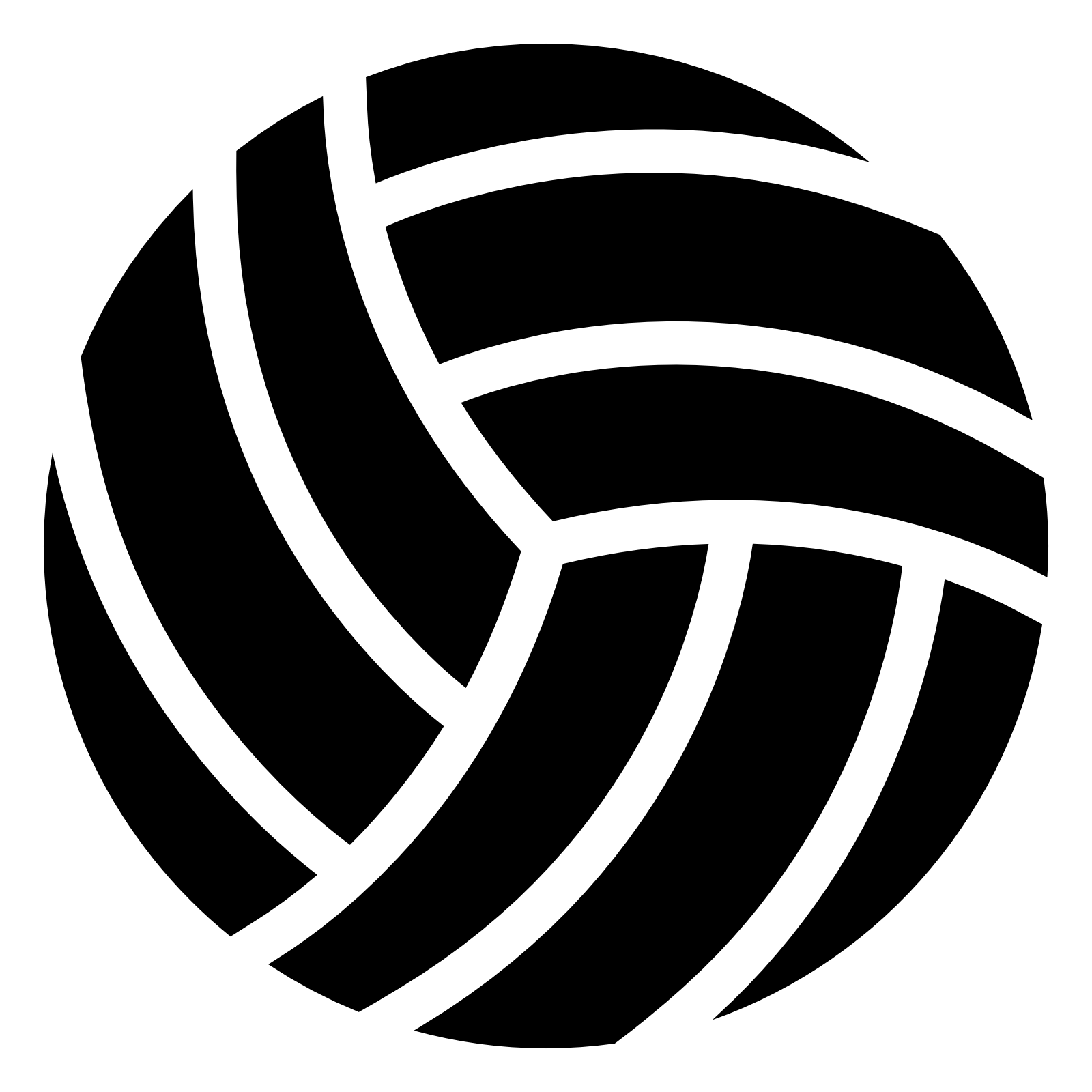 Logo Sport Volleyball Download HD PNG Transparent PNG Image