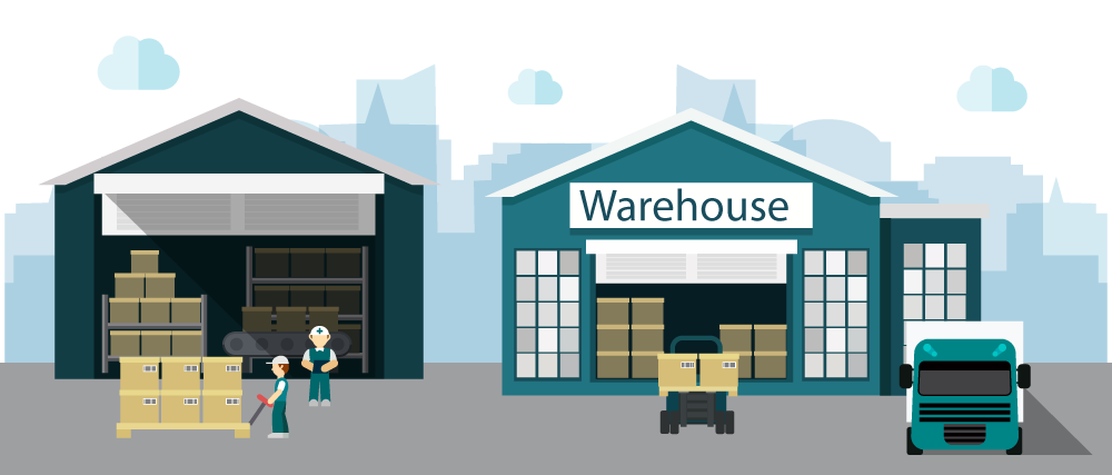 Business Factory Vector Warehouse Distribution Store Transparent PNG Image