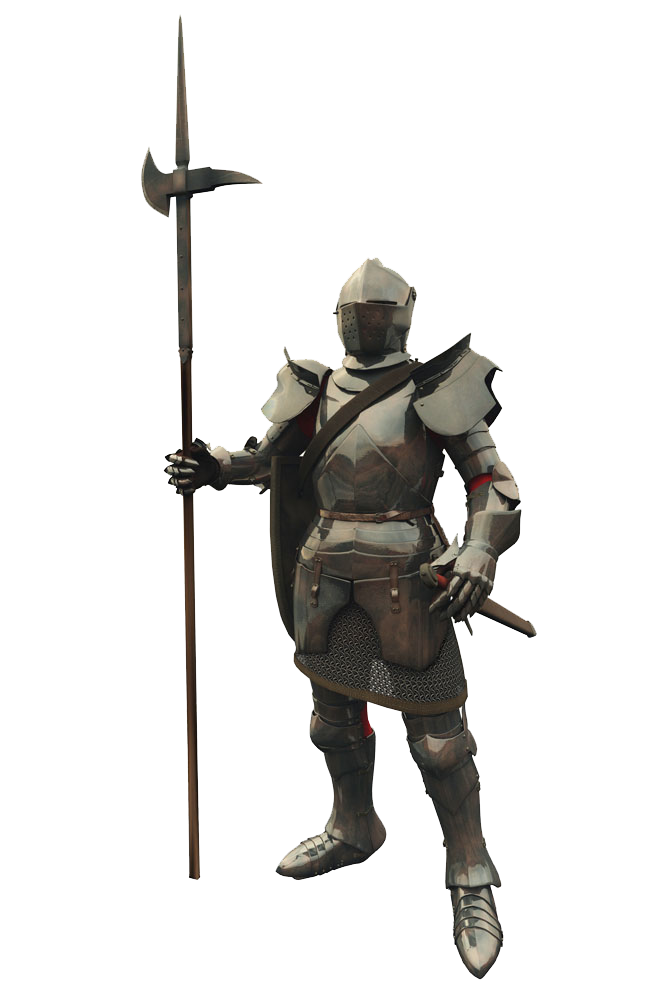 Middle Warrior Ages Spear Knight PNG Image High Quality Transparent PNG Image